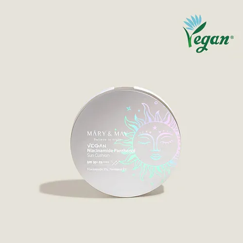 [Mary&May] Vegan Niacinamide Panthenol Sun Cushion SPF50  PA     25ml