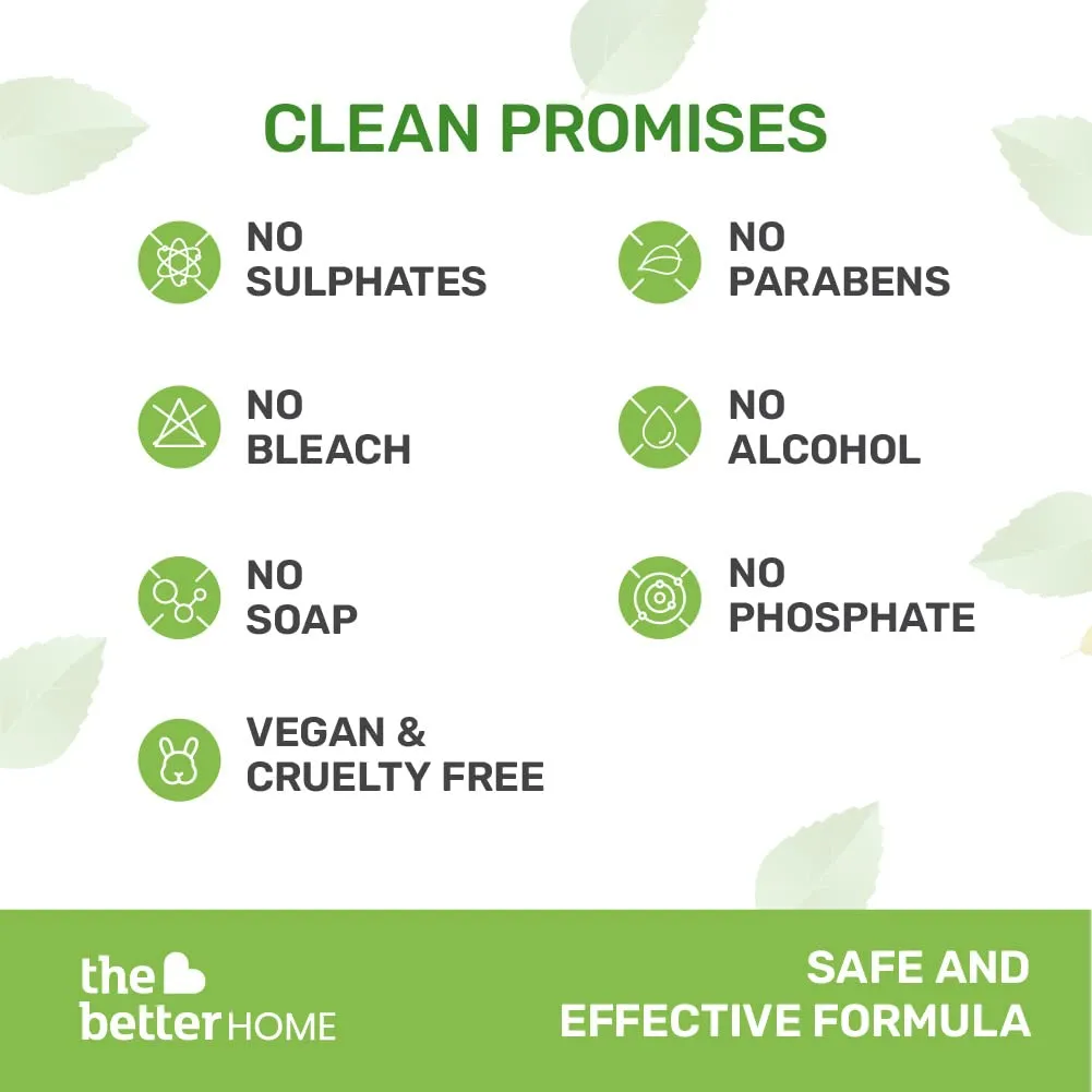 The Better Home Moisturising Hand Wash Liquid 400ml | Fresh Mint| Family Safe, Non-Toxic pH Balanced | Safe for Sensitive Skin | with Aloe Vera & Essential Oils